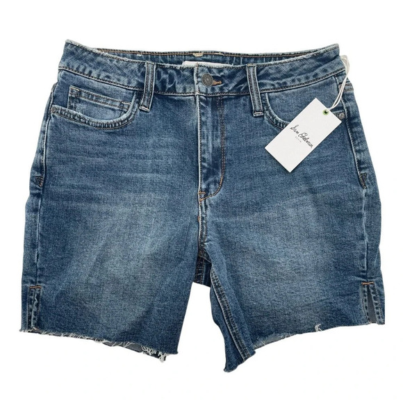 Sam Edelman Pants - Sam Edelman Derby Bermuda Shorts Womens Blue Denim Marbella Size 4/27 NWT